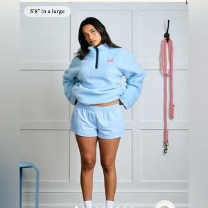 Dairy Boy Carolina Blue Trail Shorts - small